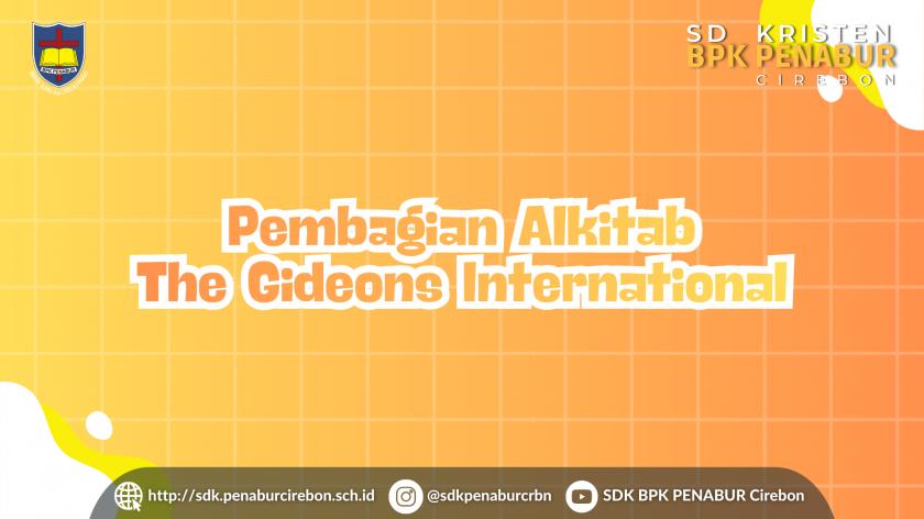 Pembagian Alkitab The Gideons International