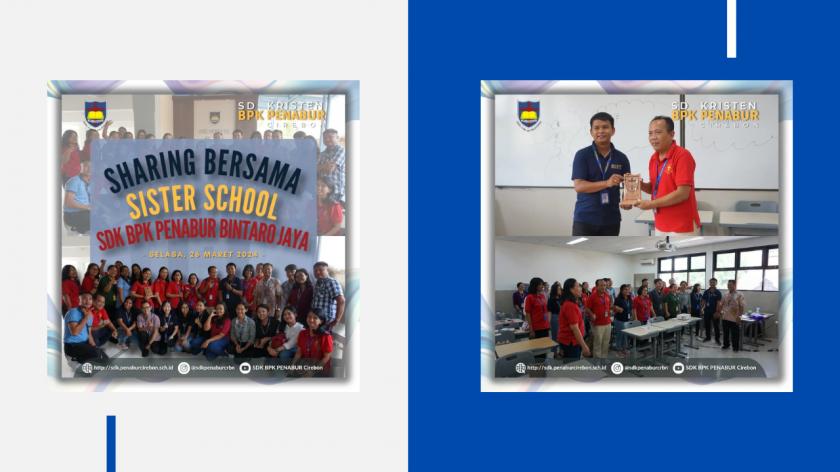 Sharing Bersama Sister School SDK BPK PENABUR Bintaro Jaya