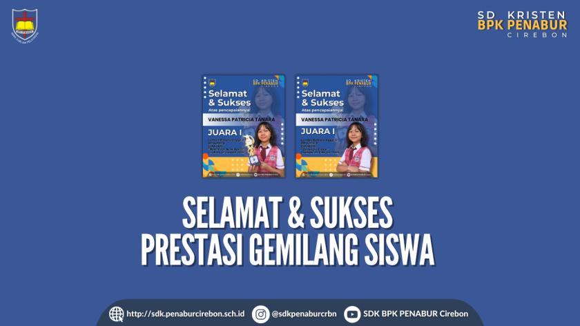 Selamat & Sukses atas Prestasi Gemilang Siswa