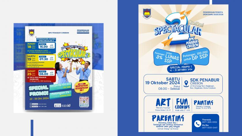 SPECTACULAR 2 BPK PENABUR CIREBON: Acara Seru dan Promo Menarik!