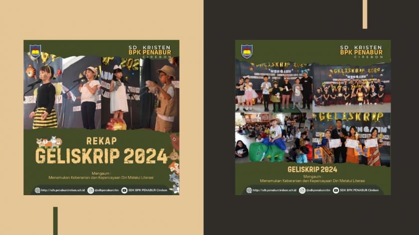 Kemeriahan GELISKRIP 2024 di SDK PENABUR Cirebon: Meriah dengan Semangat Literasi dan Kreativitas