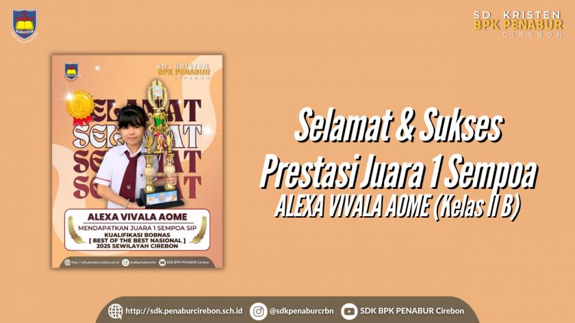 Selamat & Sukses : Prestasi Juara 1 Sempoa